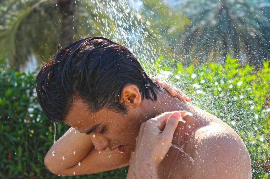 how to take a quick shower
