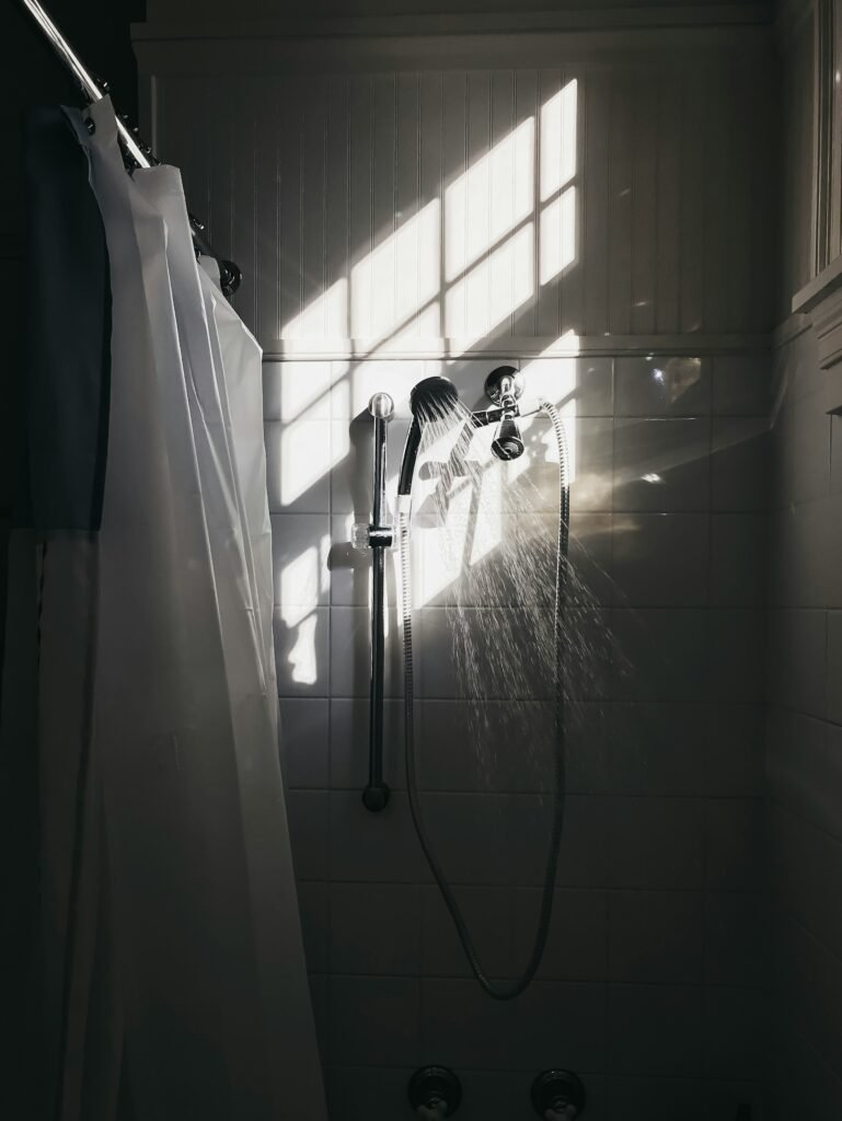 how to properly take a shower