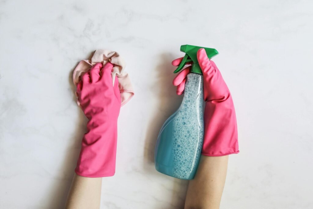cleaning schedule monthly