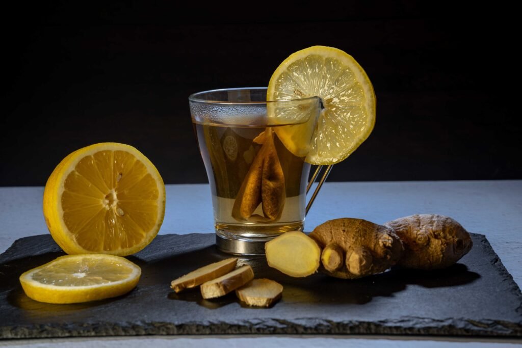 detox drink lemon ginger