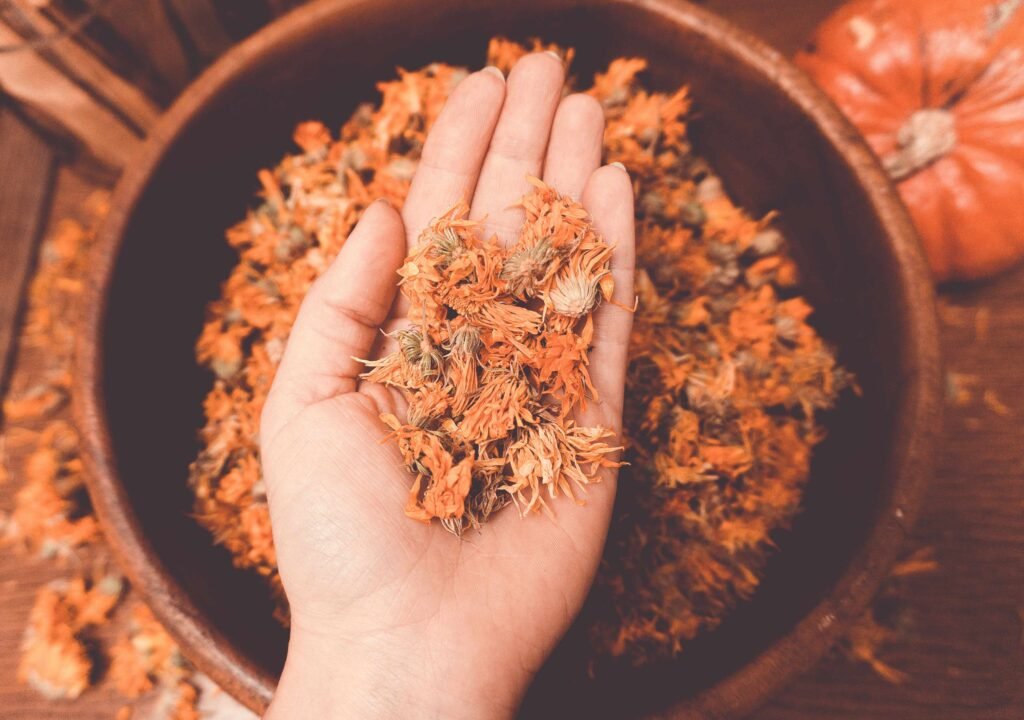 calendula flower tea