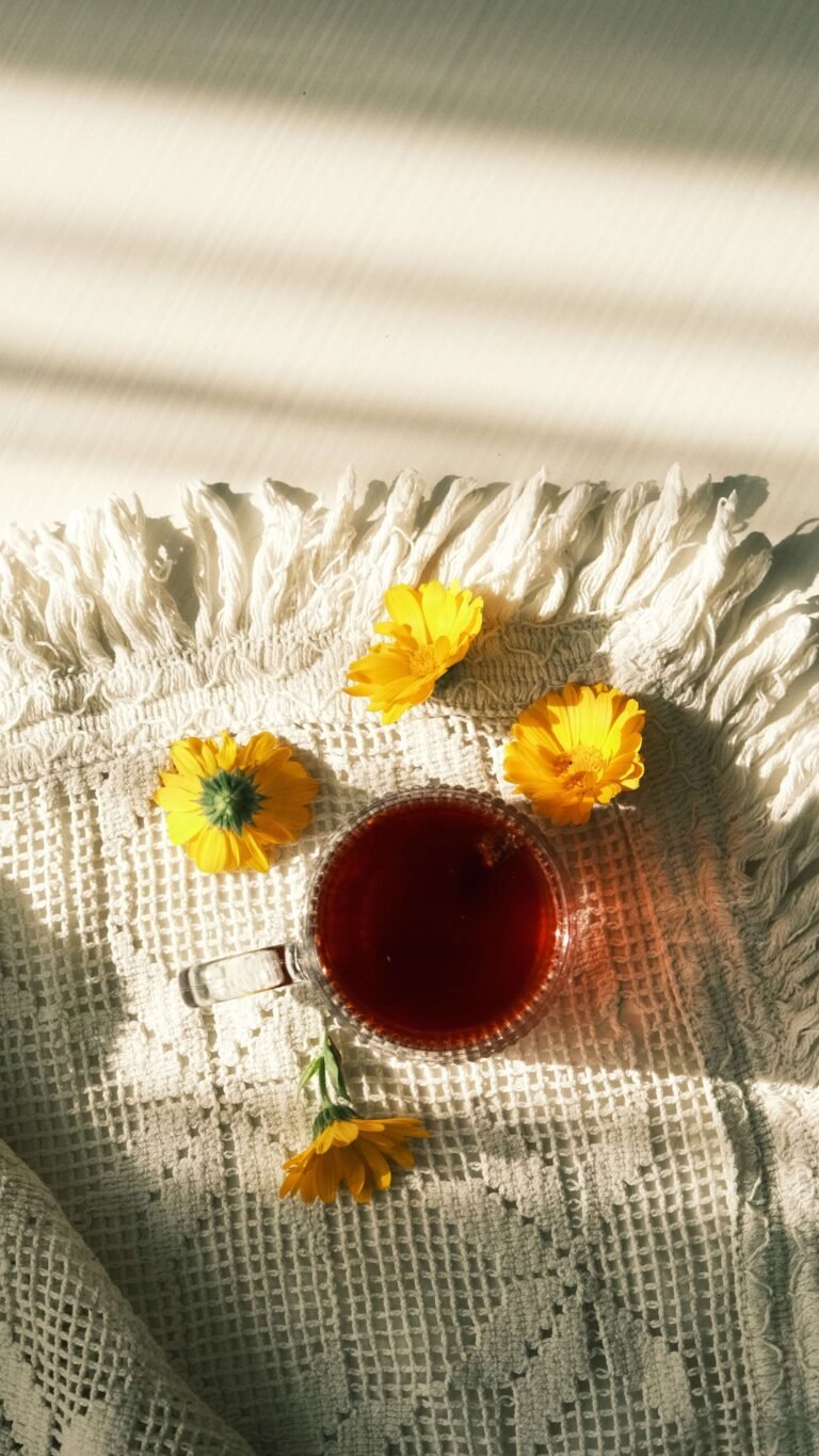 calendula flower tea